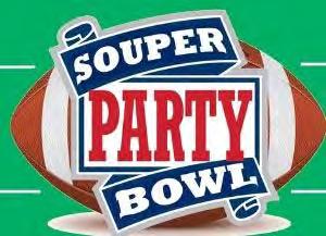 Souper Bowl Tailgate Party Sunday, February 3rd Join us after worship for fun, Food, and fellowship! We will have football themed games for all ages, soups, and sandwiches.