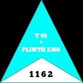 PLINTH 2368 = 37 rows Standard Greek IMAGE OF GOD = 37^2 IMAGE = REFLECTION PLINTH 2368 + T45 = T82 The 82nd Triangle = The 28th Generator Triangle The GENERATOR BASE of T82 = 1162 1162 + 2611 = 3773