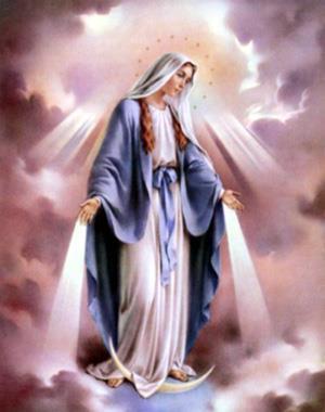 Hail Mary Hail Mary, Full of Grace, the Lord is with thee; blessed art thou among women, and blessed is the fruit of they womb, Jesus.