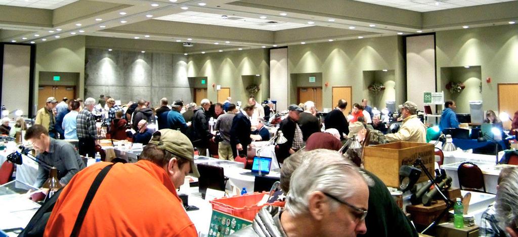 January's Coin Show The coin show was well attended.