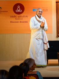 Prof.K.Ramasubramanian (IIT, Mumbai and a scholar in Maths, Vedanta & Sanskrit) dazzled the audience with his scholarship.