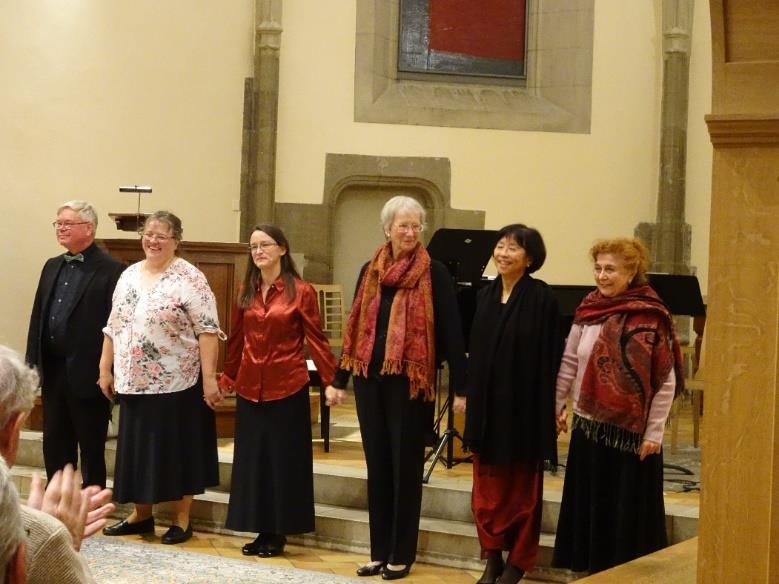 The Geneva Gospel Choir took part in our worship in the morning.