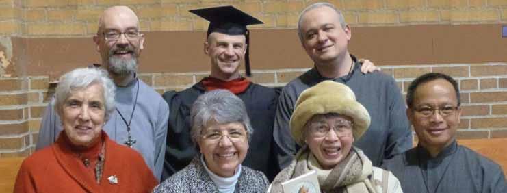 Brother Patrick, Brother Michael Mary, Brother Juan and Brother Al completed their graduate studies in Theology. Br. John R.