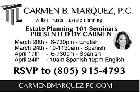 For More Information, Contact Edgar Pineda: 805-222-1351 or