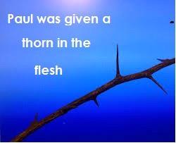 Chapter 7 2 Cor. 12:7-8 Paul's thorn in the flesh Even though I have received wonderful revelations from God.
