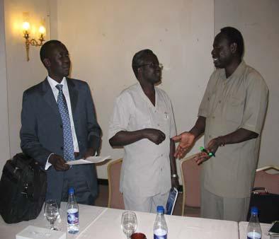 SPLM leadership with some members of Parliament.