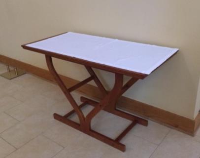 Credence Tables - Small tables on the side or rear of our sanctuary for the purpose of holding