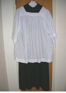 It is a liturgical garment worn by clergy and altar servers, during processions, and when administering the sacraments.
