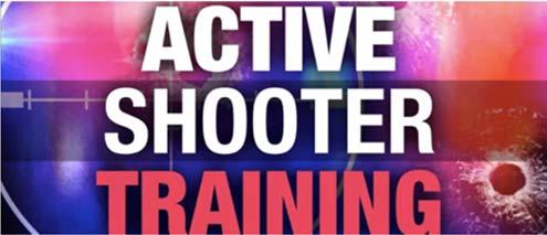 Active Shooter Training, Part II Saturday, January 19, 2019 9:00 a.m.