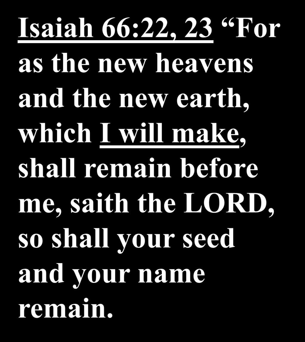 shall remain before me, saith the LORD,
