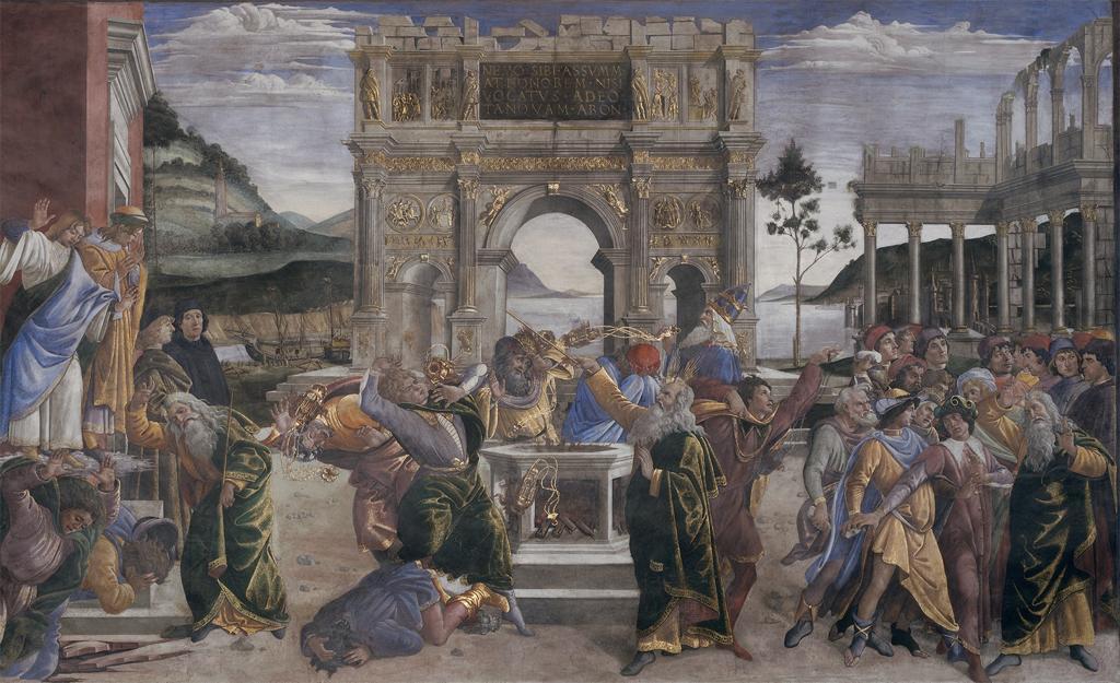 Sandro Botticelli, Punishment of the Rebels, 1481-82 Conturbatio