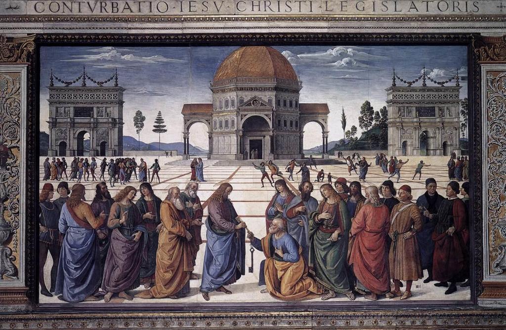 Perugino, Christ Giving the