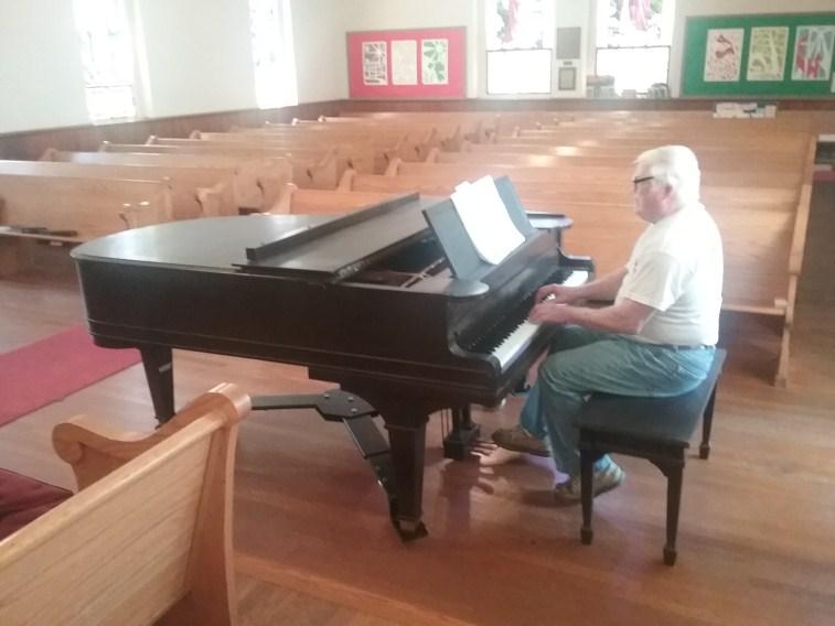 Here is the prayer offered during the Dedication service: Eternal God, whom the generations have worshiped through the gift of music, accept our praise to you in the sound of this piano, which we