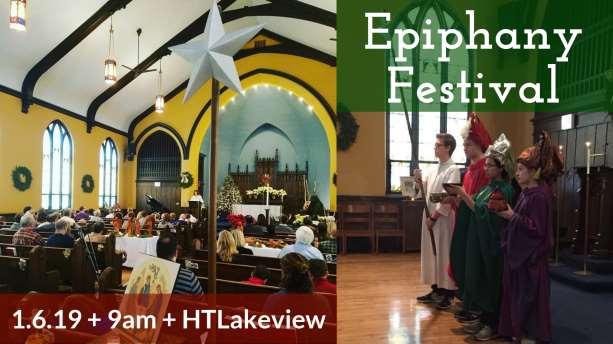 We invite everyone to attend at 9:00am for the annual Epiphany Festival with beloved carols, two choirs, and the procession of the Magi. An HTFavorite liturgy you will not want to miss!