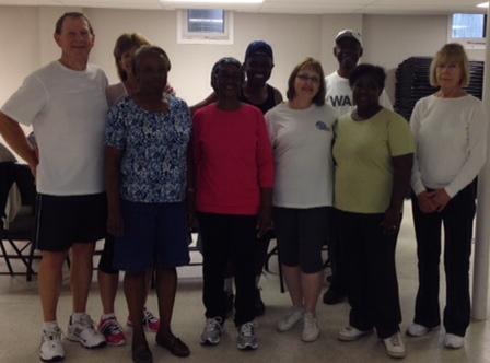 Come Join the walk Group COME JOIN THE WALK: Light aerobics with weights and stretch bands!