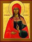 During the time of the persecution against Christians under the emperor Diocletian (284-305), when she was fifteen years old, St Marina was arrested and locked up in prison.