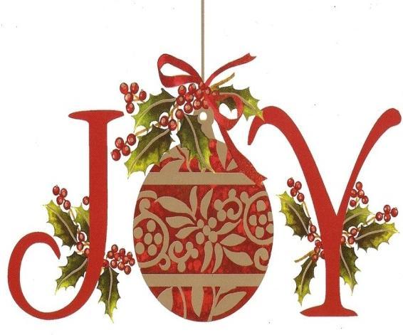 CHRISTMAS JOY LUNCHEON SUNDAY, DECEMBER 13 FOLLOWING WORSHIP IN THE GYM The congregation is invited to bring their favorite covered dishes to share. We will enjoy this meal together.