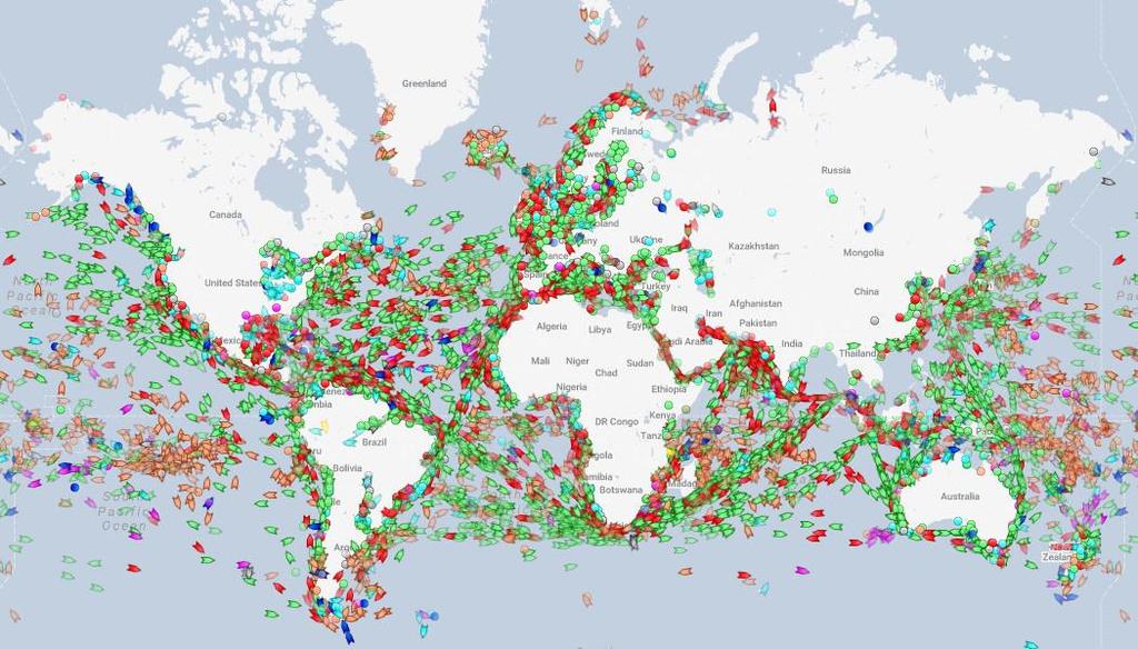 the world exceeds 50,000: As of January 2017, there were 52,183 ships in the world's merchant fleets.