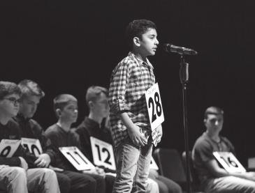The Badger State Spelling Bee ended in tie for first time in at least 40 years. Congratulations Immanuel!! Photo provided by the Goveas family.