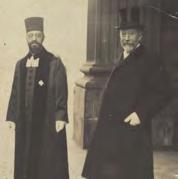 Melchior with the newly appointed Chief Rabbi Max Friediger.