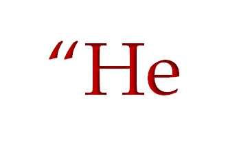 HE IS