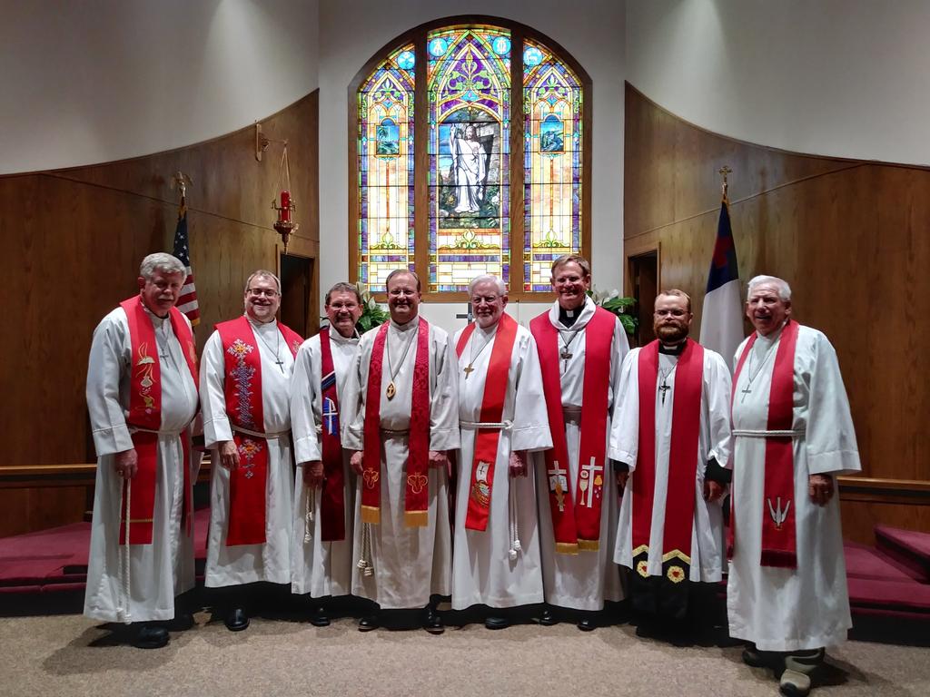 Mark Wiegert was ordained and installed as sole pastor of multi-point parish, Our Savior, Denton, St. Paul, Lewistown, and Trinity, Stanford on July 22, 2018. Rev.