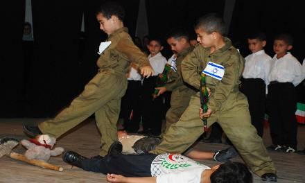 - 11 - IDF soldiers (with Israeli mini-flags on their uniforms) killing