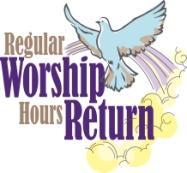 DATES TO REMEMBER Sunday, September 11 We will be returning to regular worship services at 9:00 and 11:00.