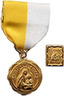 Anne Medal is earned, but is not a requirement for receiving the St. Anne Medal. Requirement is 3 years of service. price for either medal $12.00 Nomination criteria for these two is available at www.