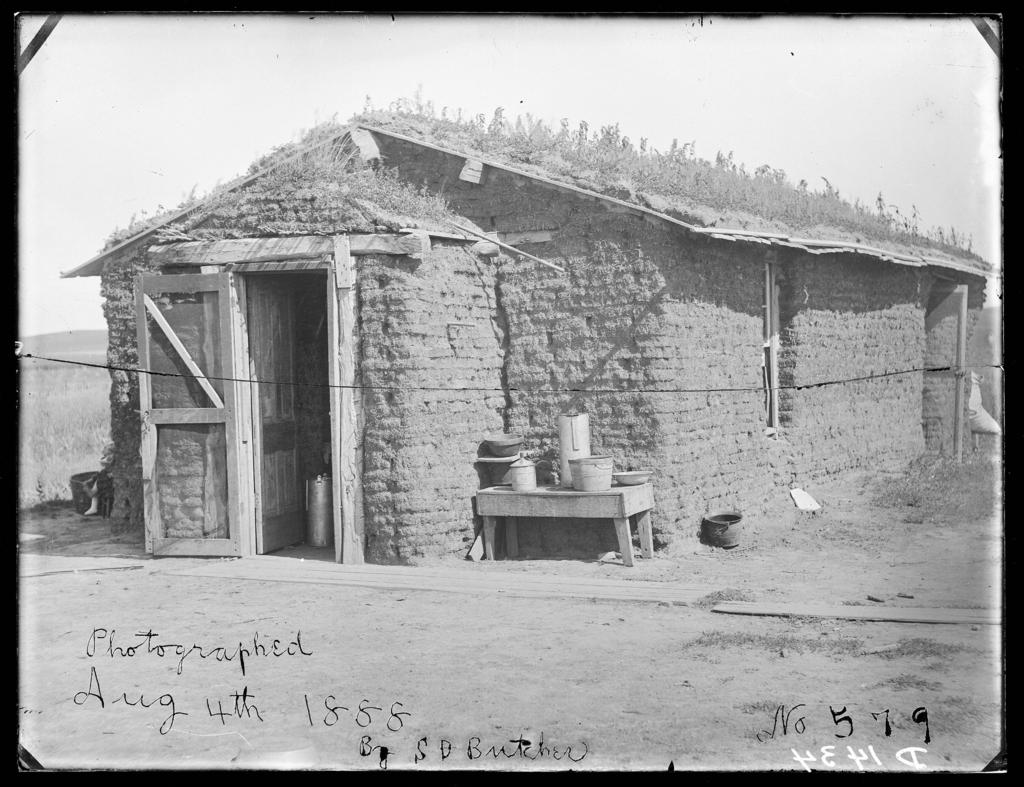 This photo was taken in 1888 by Solomon D. Butcher (1856-1927), who was an itinerant photographer who spent most of his life in central Nebraska.