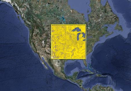 If one edge of the city were placed on the Atlantic Ocean, the opposite edge would sit near Denver, Colorado.
