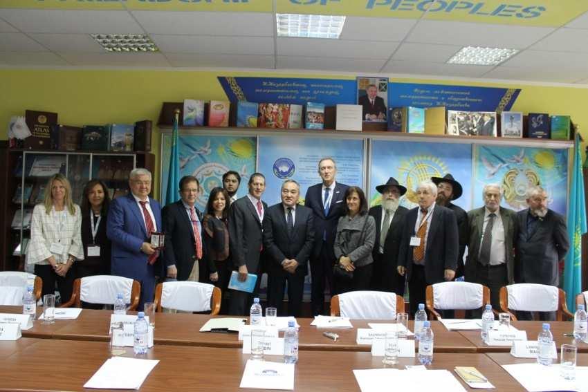Chief Rabbi of Kazakhstan Yeshaya Cohen and Rabbi of Astana Shmuel Karnauch attended all Kazakh government meetings.