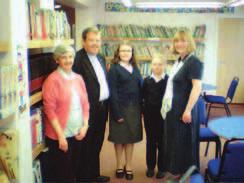 When he arrived at the school, he was welcomed by the Headmistress, Mrs.Hilary Webb and by me, Sr.Maria Debono.