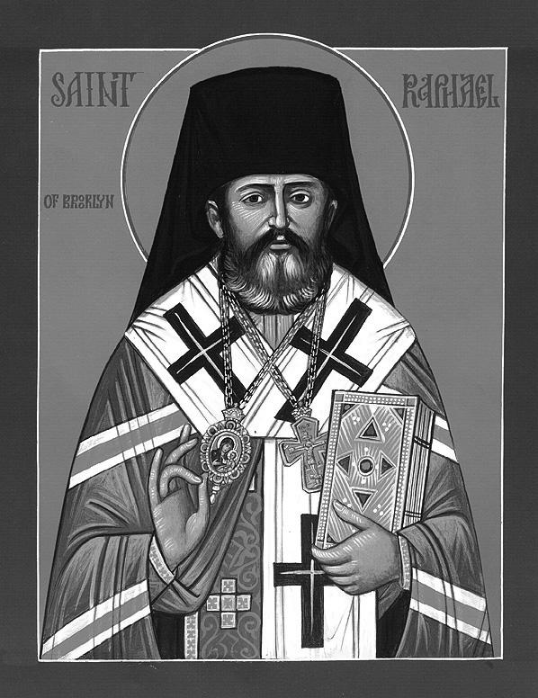 The Life of St. Raphael of Brooklyn St. Raphael was born in Syria in 1860 and, being a wonderful student, went on to study at the School of Theology in Halki.