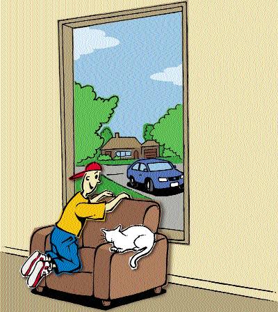 Jack was looking out the living room window when he saw his grandmother s familiar blue car pull into the driveway. Yippee! Yeah!