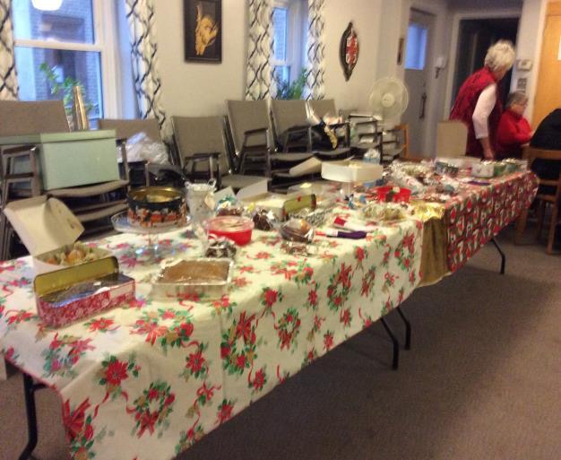 Our Annual Christmas Bake Sale was once again a huge success