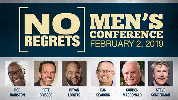 The No Regrets Men s Conference is a oneday Christian conference for M\men that can open or renew your heart for the Lord, for your family, and for the Church.