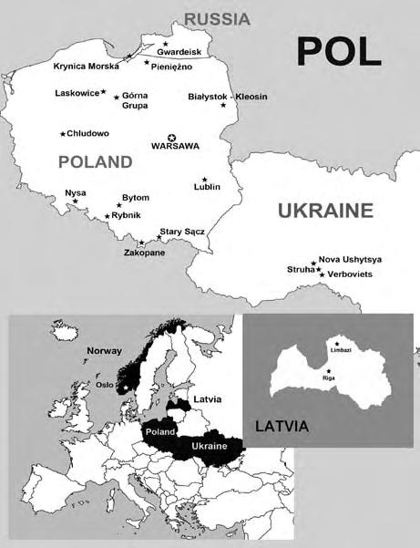 AND PROVINCE Poland, Ukraine, Latvia, Norway and Kaliningrad Oblast - Russia Official Languages: Poland Polish, Ukraine Ukrainian, Latvia Latvian, Norway Norwegian, Russia Russian Vision Statement