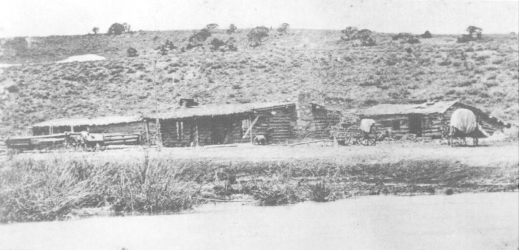 Old Photograph of the Pony Express Station at Muddy Creek [Guild Family] describes Muddy Creek and says that it