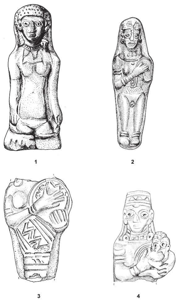 Amihai Mazar 52 Fig. 6: Selected clay figurines from Strata VI IV at Tel Reḥov.