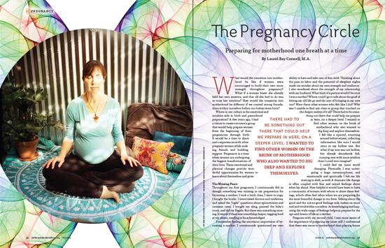 What would the transition into motherhood be like if women were encouraged to build their own inner strength throughout pregnancy?