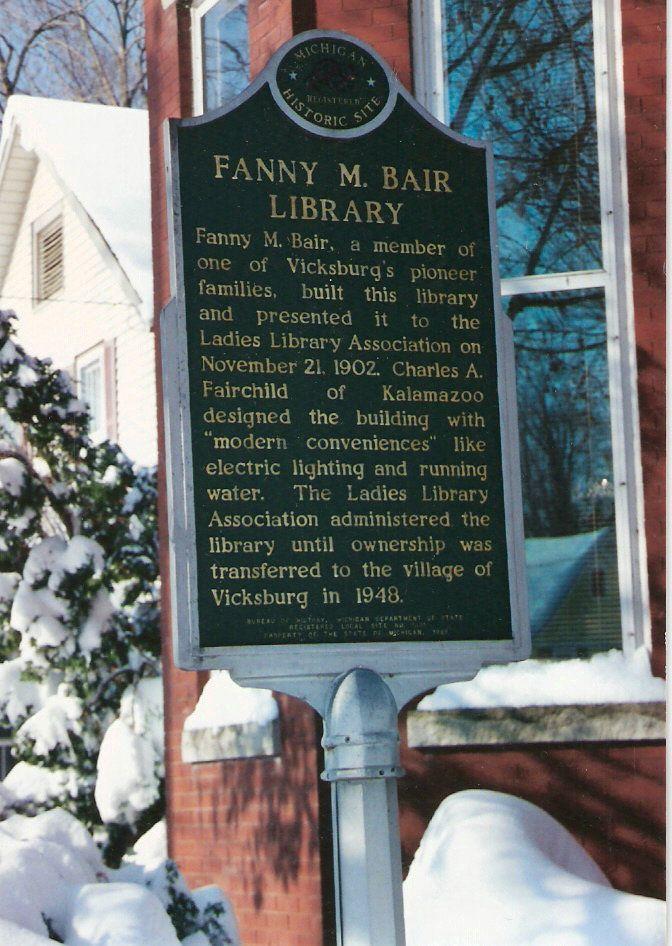 Plaques and Signs Mark Vicksburg s History A recent Trips With a Twist article by Bill Truesdell reminded us that historical markers tell unique versions of Michigan history.
