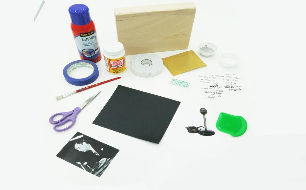 P illar OF Fire TUTORIAL MATERIALS NEEDED: Spray adhesive Masking tape Paint brush Scissors Print offs Black