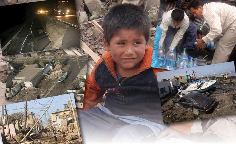 Peru Earthquake August 16, 2007 When you face the perils of weariness, carelessness, and confusion, don t pray for an easier life. Pray instead to be a stronger man or woman of God. Luis Palau, Jr.