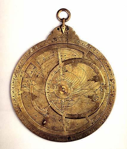 Astrolabe Muslims also studied astronomy which led to the development of the Astrolabe.