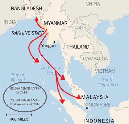 Appendix III: Rohingya Migration Map Rohingya