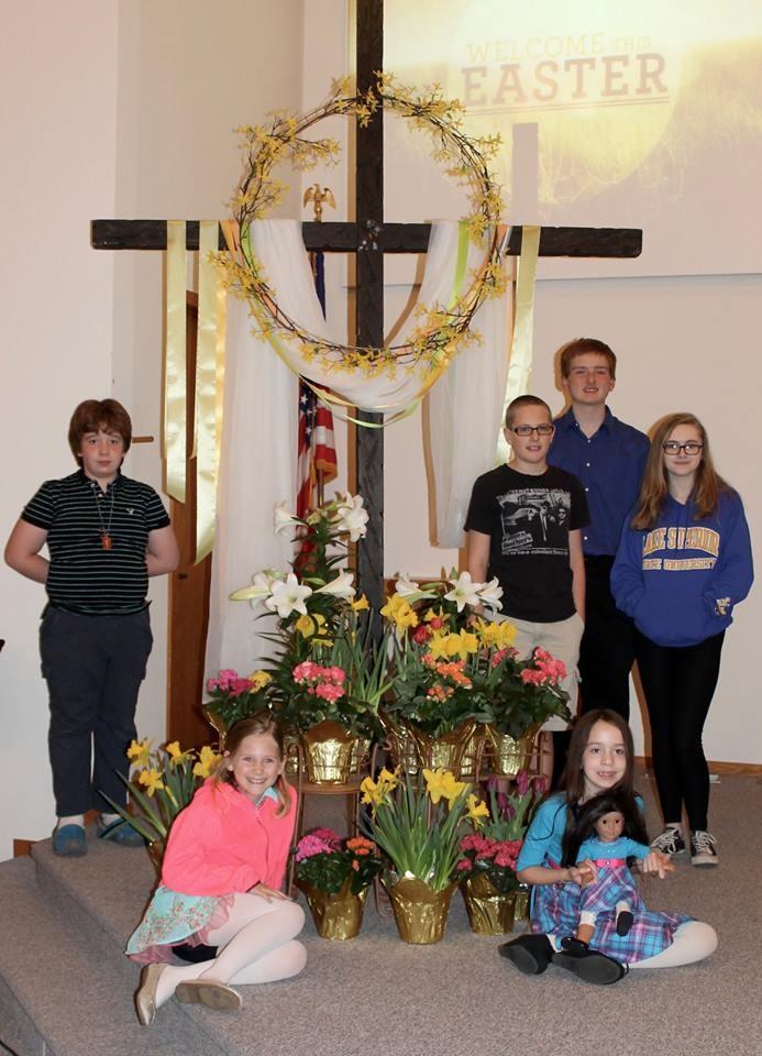 Thank you to the families that purchased Easter flowers to decorate our sanctuary for Easter. The flowers are a symbol of new life and resurrection.