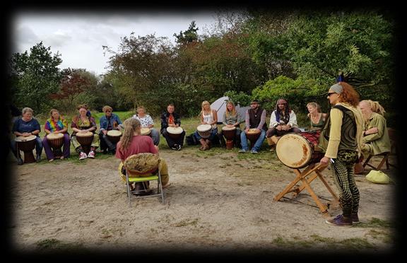 Ever body will get a Djembe to use during the workshop.