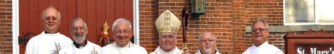 Bishop Richard J. Malone presided at the 150 th Anniversary Mass for the St.