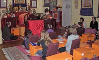 China Cham-Tse-Ling held 150 teachings, pujas and other activities. The group did animal liberation and puja offerings for the long life of Lama Zopa Rinpoche during his three-week visit.